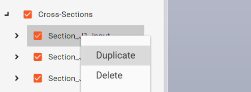 Duplicate section